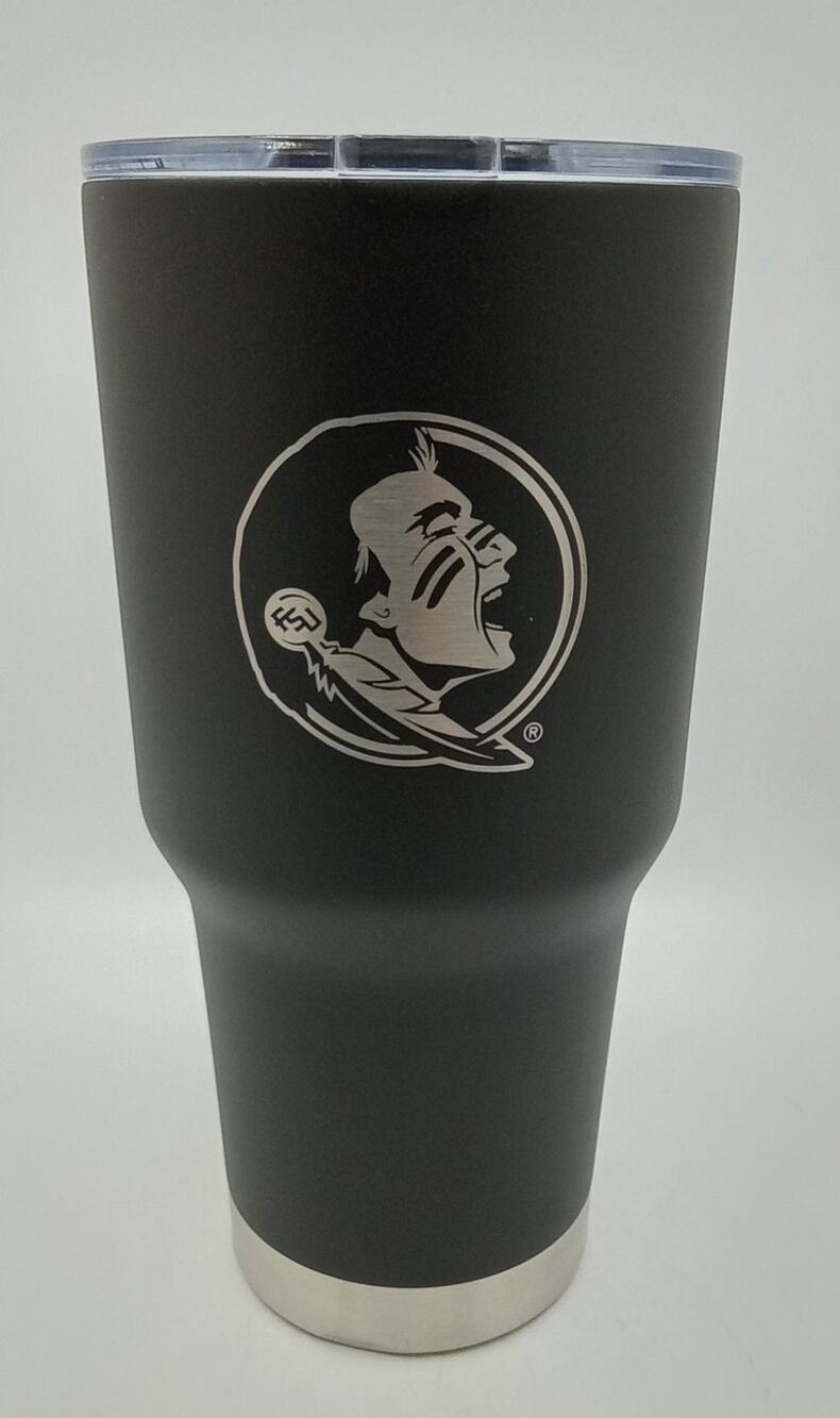 Florida State University Seminoles Etched Logo 30oz Tumbler